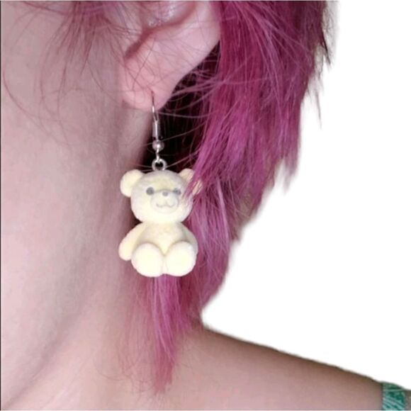 Teddy Bear Earrings   - Picture 5 of 8